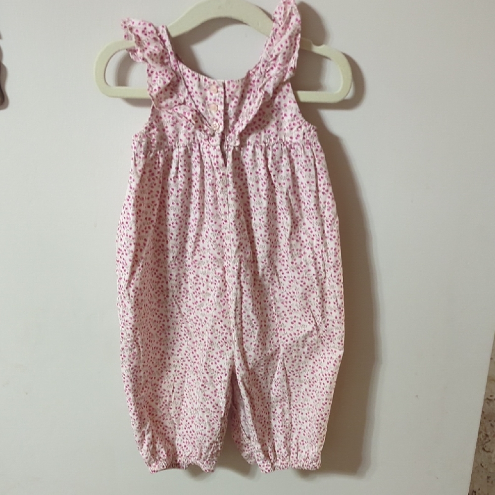 GAP Baby Pink Floral Outfit